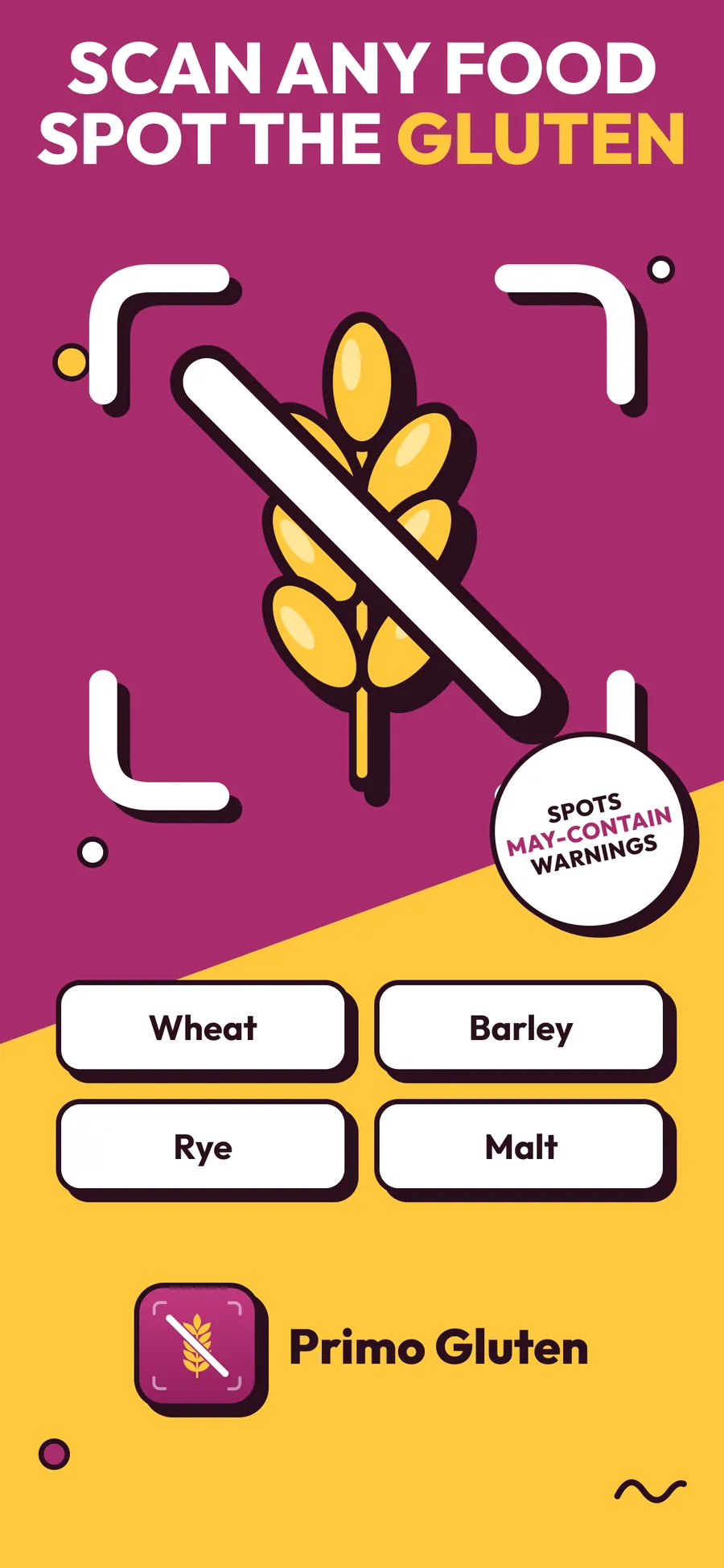 Primo Gluten App Store screenshot 1