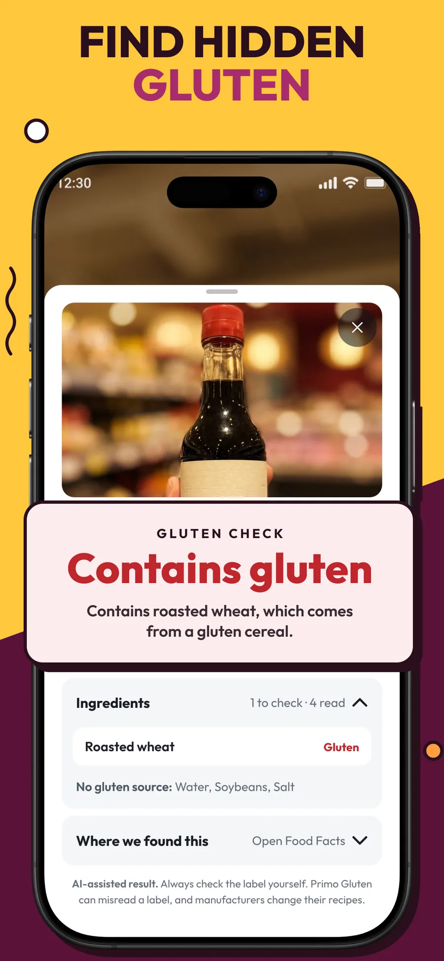 Primo Gluten App Store screenshot 2
