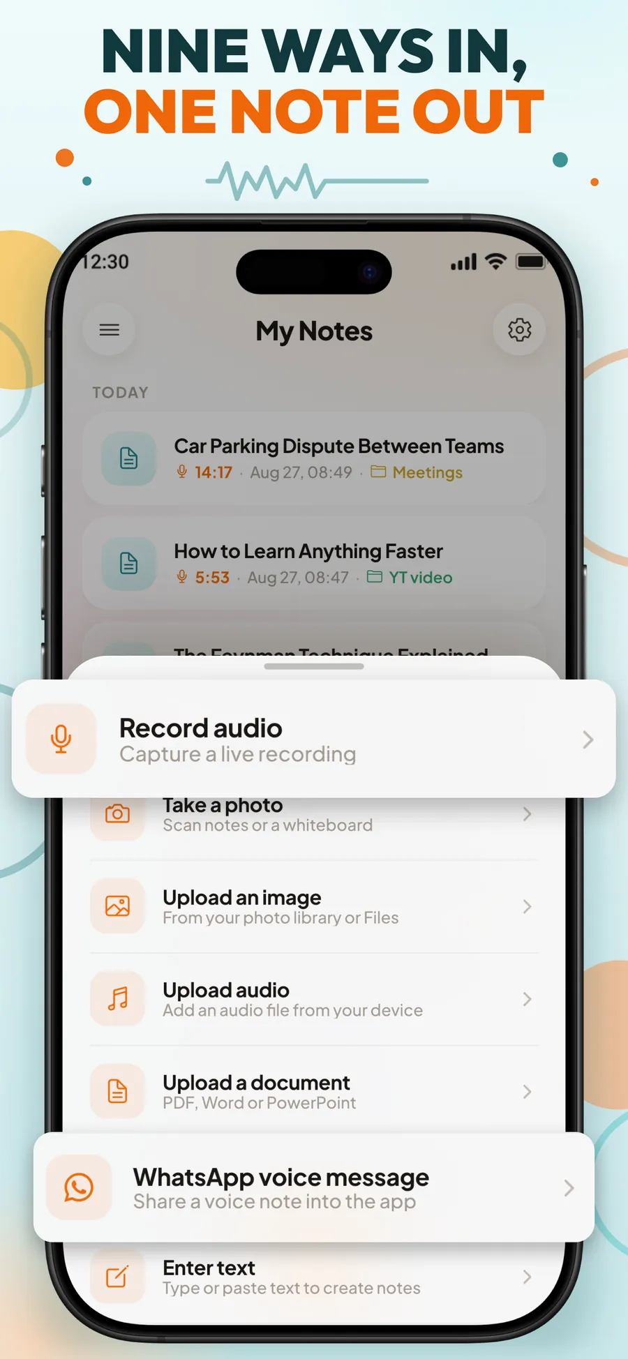 Primo Notes App Store screenshot 2
